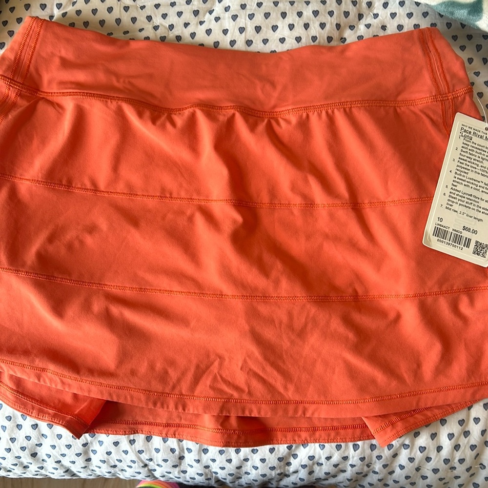lululemon athletica Orange Skirt